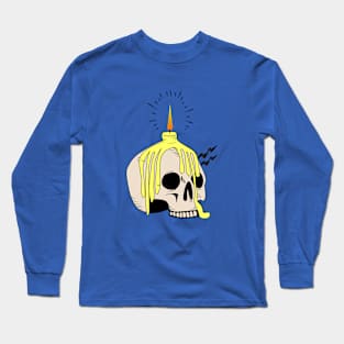 skull lighting the world Long Sleeve T-Shirt